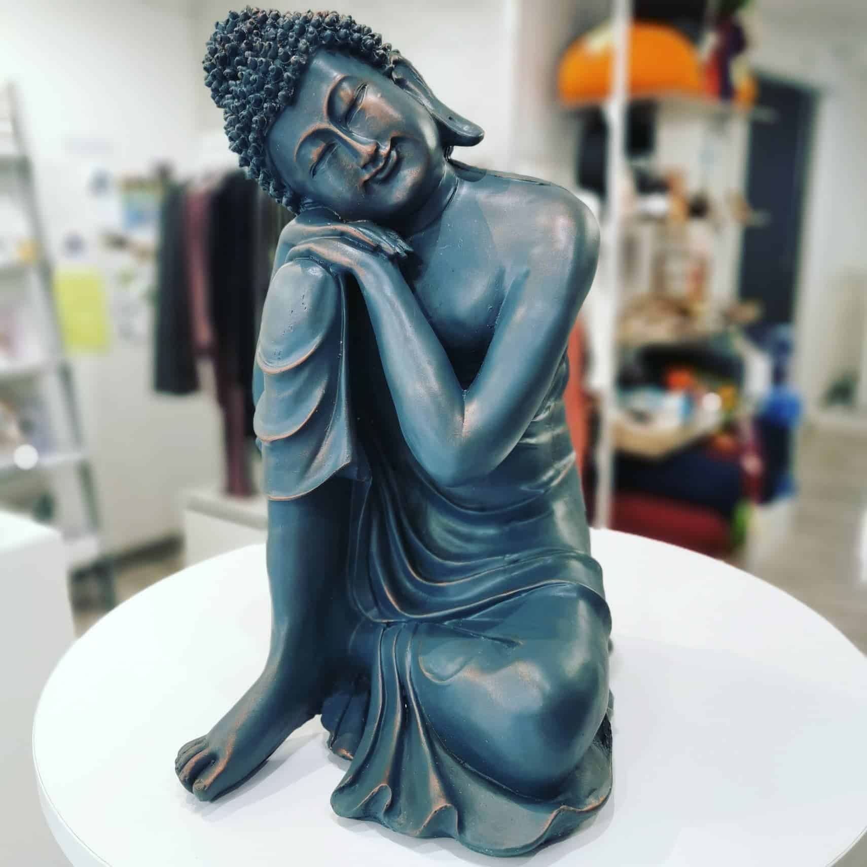 Statue Bouddha bleu 40cm Statue Bouddha bleu 40cm