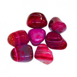 Agate Rose Enrubannée