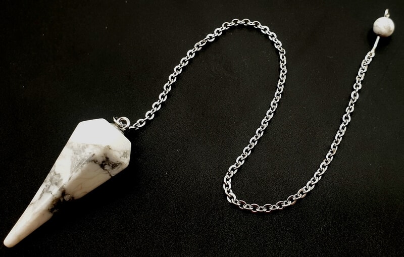 Pendule Conique Howlite Pendule Conique Howlite