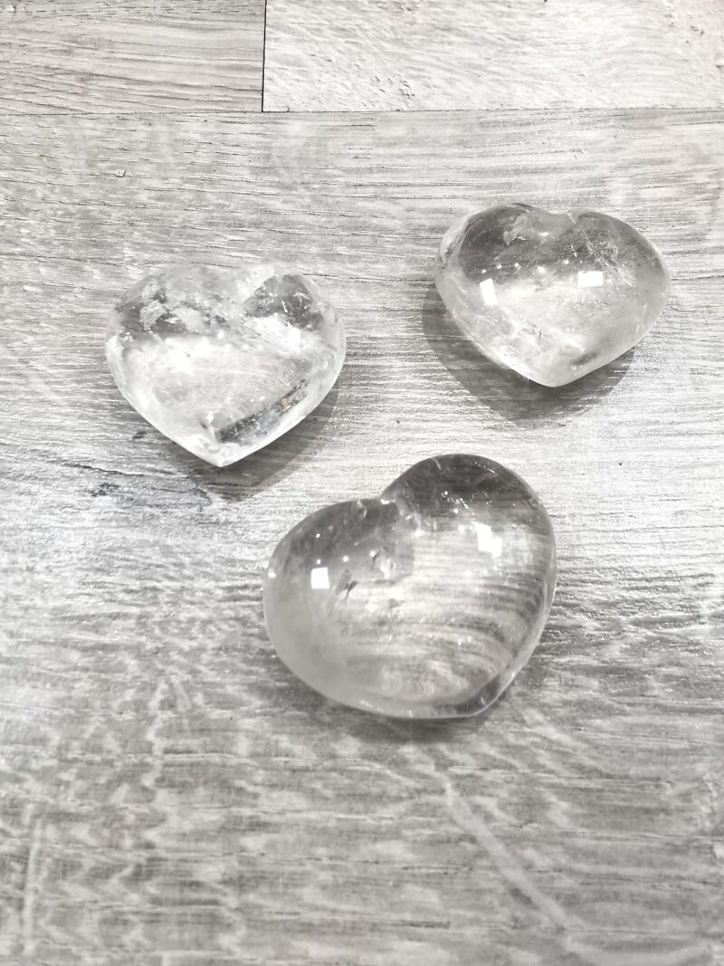 Petit Coeur en Cristal de Roche