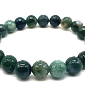 Bracelet Agate Mousse 8mm