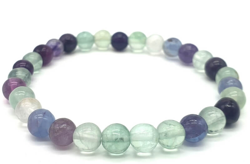 Bracelet Fluorite 6mm Bracelet Fluorite 6mm