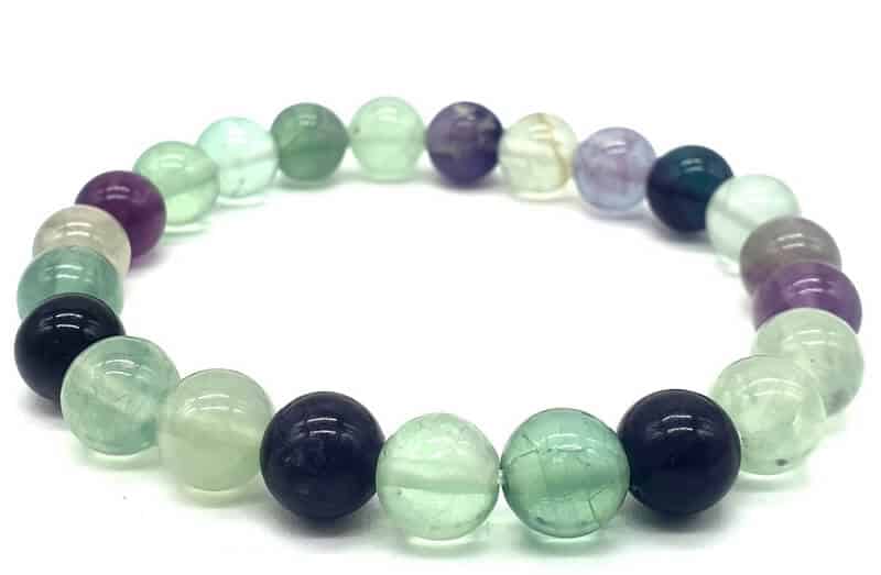 Bracelet Fluorite 8mm Bracelet Fluorite 8mm