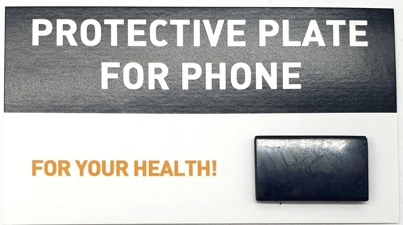 Plaque Shungite Téléphone Rectangulaire Plaque Shungite Téléphone Rectangulaire