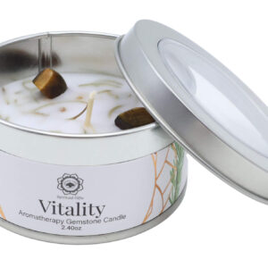 Bougie Vitality Oeil de Tigre + Gingembre 70g