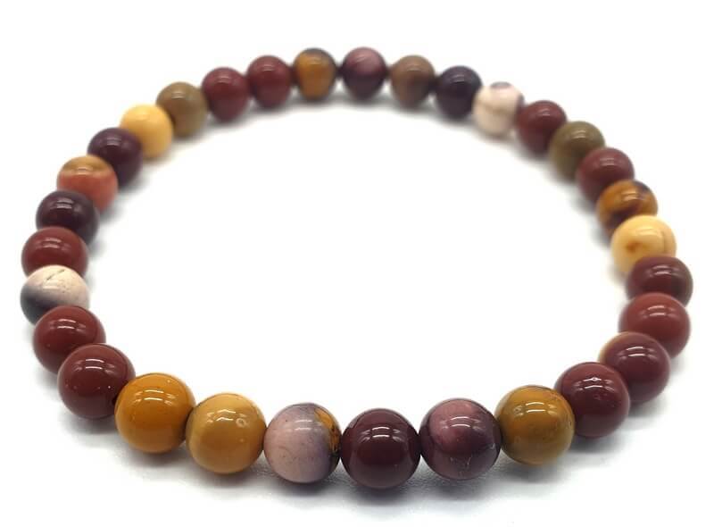 Bracelet Jaspe mokaite 6mm Bracelet Jaspe mokaite 6mm