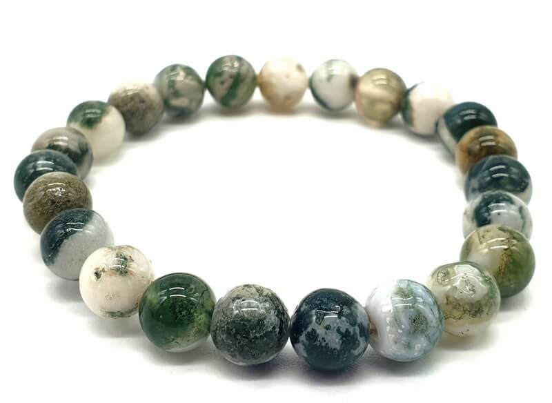 Bracelet Agate Arbre 8mm Bracelet Agate Arbre 8mm