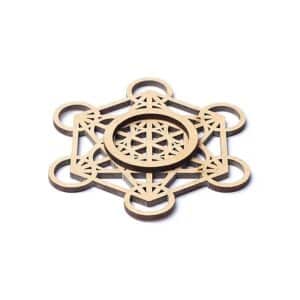 Mini Plaque support sphère Métatron 7cm