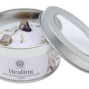 Bougie Healing Amethyste + Lavende 70g