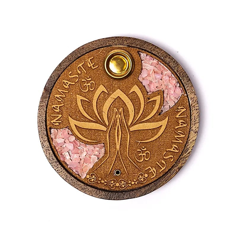 Porte Encens Quartz Rose Porte Encens Quartz Rose